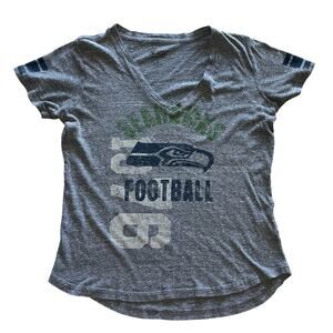 NFL 4 Her By Carl Banks Seattle Seahawks Women's LG V-neck Graphic T-shirt